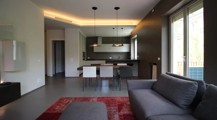 Ristrutturazione living di un appartamento in zona Campagnola, Borgo Trento