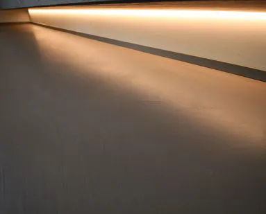 Piano di lavoro e illuminazione LED