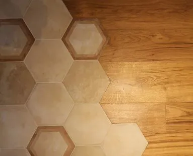 parquet e esagone cementine